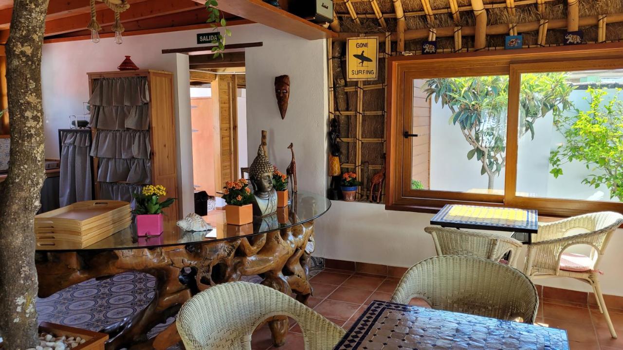 Hostal Casa Arco Iris Los Canos De Meca Dış mekan fotoğraf