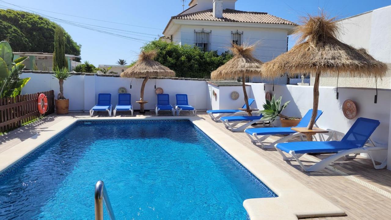Hostal Casa Arco Iris Los Canos De Meca Dış mekan fotoğraf